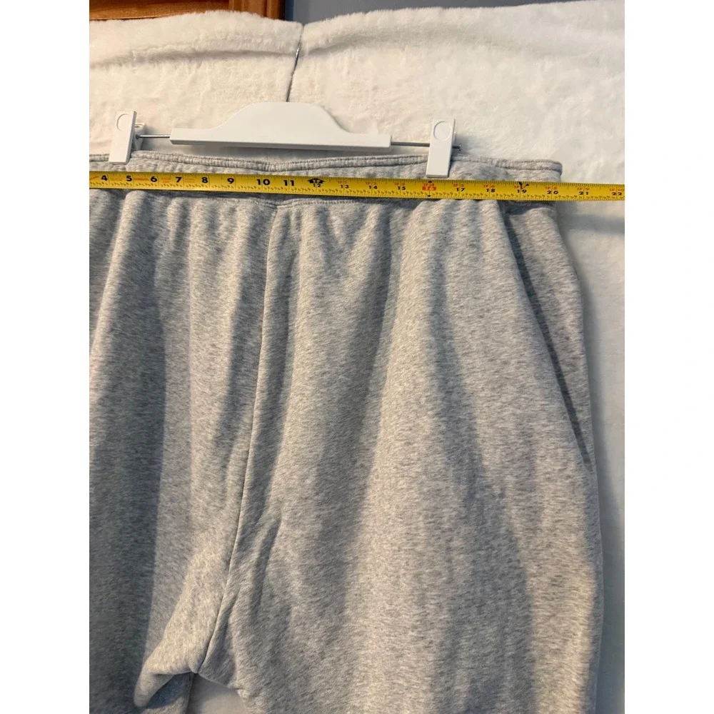 Nike Mens 3X Heather Gray Fleece Joggers‎ Just Do It Graphic Sweatpants